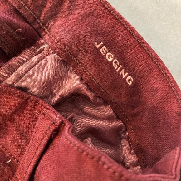 NWOT American Eagle Size 6 Next Level Stretch Jegging Skinny Jeans Burgundy - Picture 14 of 15